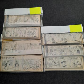 Oude Krantenstrips: Ferdinand, Rakker, Buytelaers, Flinstone beschikbaar voor biedingen