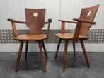 VERVOORT TILBURG Vintage stoel stoelen eetkamerstoelen, Huis en Inrichting, Twee, Gebruikt, Vintage design Mid Century jaren 50 60 Brutalist brutalistische