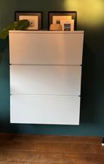 Wandkast Interlübke wit, Ophalen, Overige materialen, 100 tot 150 cm, Zo goed als nieuw