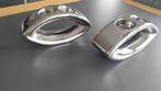 Set van 2 waxine houders zilver kleurig, Ophalen, Overige materialen, Overige kleuren, Zo goed als nieuw