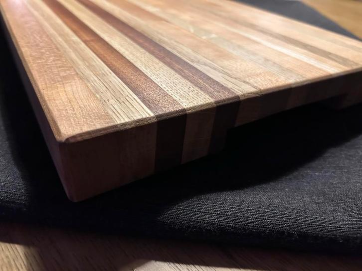 Houten Snijplank Kersenhout, Eiken & Mahonie, Huis en Inrichting, Keuken | Keukenbenodigdheden, Nieuw, Ophalen of Verzenden