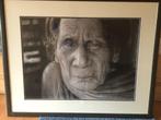 Schilderij tekeningen perfect in lijst, Nieuw, Ophalen of Verzenden, 50 tot 75 cm, Tekening