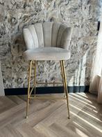 Luxe Richmond barkrukken velvet | Goud | Set van 3, Huis en Inrichting, Barkrukken, Ophalen