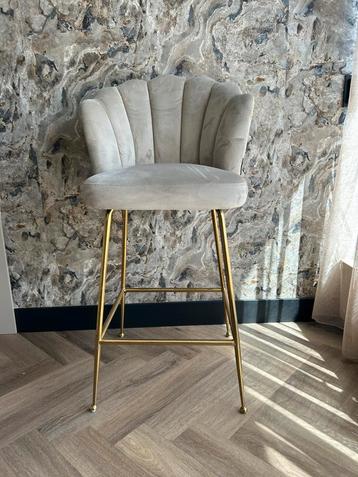 Luxe Richmond barkrukken velvet | Goud | Set van 3 beschikbaar voor biedingen
