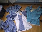 tiroler blouses/tops  voor op  lederhose, Nieuw, Blauw, Ophalen of Verzenden, Overige typen