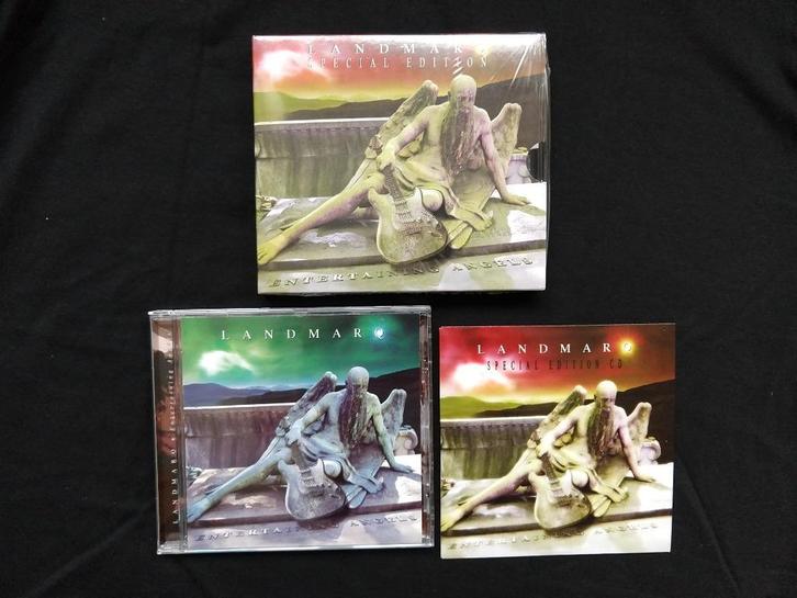 Landmarq - Entertaining Angels 2CD (gesigneerd) (prog/symfo), Cd's en Dvd's, Cd's | Rock, Zo goed als nieuw, Progressive, Ophalen of Verzenden