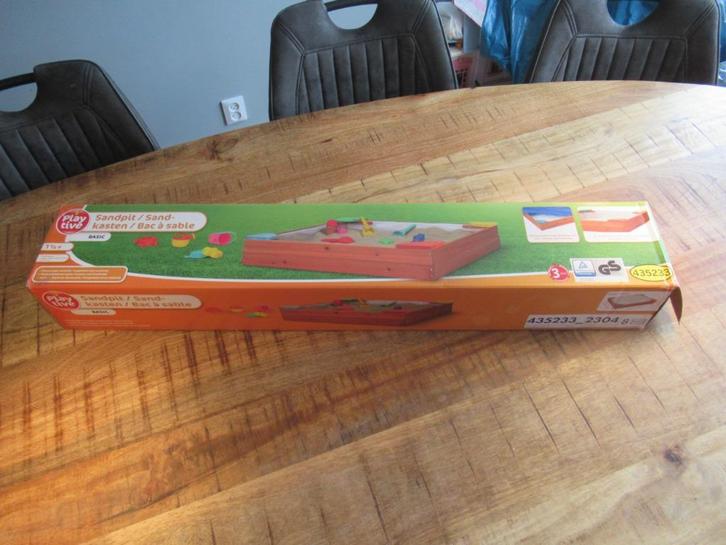 Nieuwe Play tive Playtive Houten Zandbak met afsluitdoek, Kinderen en Baby's, Speelgoed | Buiten | Zandbakken, Nieuw, Ophalen of Verzenden
