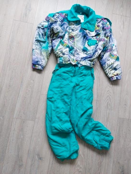 Skipak M vintage retro fout après-ski carnaval klunen winter, Sport en Fitness, Skiën en Langlaufen, Zo goed als nieuw, Kleding