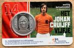 Coincard Johan Cruijff vijfje in BU kwaliteit, Postzegels en Munten, Munten | Nederland, Ophalen, Koningin Beatrix, Euro's, Losse munt