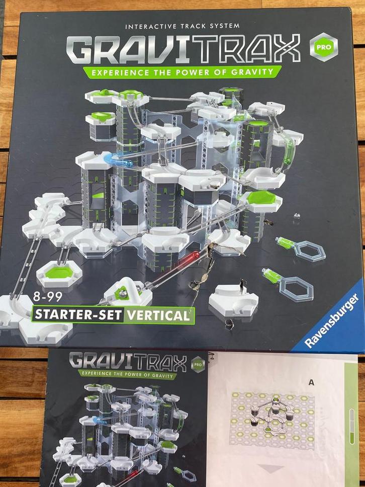 Gravitrax Pro Starter-Set Vertical + Expansion Set, Kinderen en Baby's, Speelgoed | Educatief en Creatief, Zo goed als nieuw, Bouwen