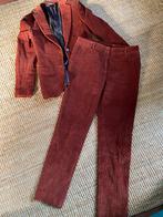 Tonello ribfluwelen pak XS italiaanse 44, Kleding | Heren, Kostuums en Colberts, Ophalen of Verzenden, Zo goed als nieuw, Maat 46 (S) of kleiner