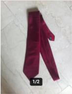 Chique stropdas Claude Arnaud paris bordeaux rood, Ophalen of Verzenden, Zo goed als nieuw, Rood, Claude Arnaud paris