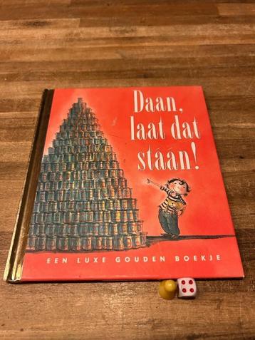 Een luxe gouden boekje: Daan, laat dat staan! beschikbaar voor biedingen