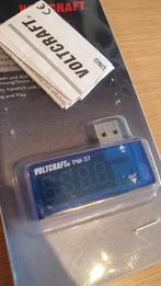 Voltcraft PM-37 USB-stroommeter, Elektriciteit, Ophalen of Verzenden, Zo goed als nieuw