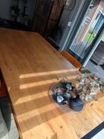 Mangohoute eetkamertafel, Zo goed als nieuw, Vijf personen of meer, Rechthoekig, 50 tot 100 cm