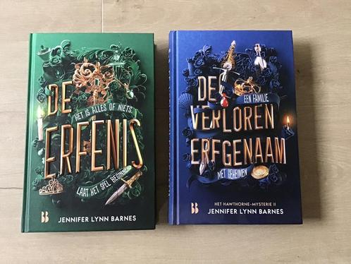 Jennifer Lynn Barnes - De erfenis en De verloren erfgenaam, Boeken, Kinderboeken | Jeugd | 13 jaar en ouder, Zo goed als nieuw