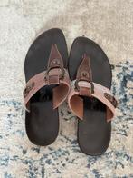 Mooie bruine slippers met klein hakje maat 38, Kleding | Dames, Schoenen, Slippers, Bruin, Ophalen of Verzenden, Zo goed als nieuw