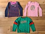 Longsleeves en trui maat 122 /128 blauw roze groen, Ophalen, Zo goed als nieuw, Meisje, Shirt of Longsleeve