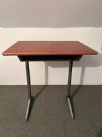 Vintage schoolbankje tafeltje bureau, Huis en Inrichting, Ophalen, Gebruikt, Bureau
