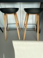 Hay About a stool, Huis en Inrichting, Barkrukken, 2 krukken, 60 tot 90 cm, Gebruikt, Hout