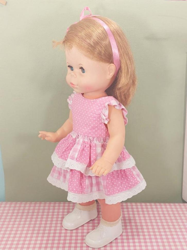 Vintage pop Mattel U.S.A. First Step looppop 1964 - 45 cm, Verzamelen, Poppen, Gebruikt, Pop, Ophalen of Verzenden