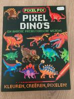 Nieuw knutselboek Pixel Dino's Dinosaurus pixels, Kinderen en Baby's, Speelgoed | Educatief en Creatief, Nieuw, Ophalen of Verzenden