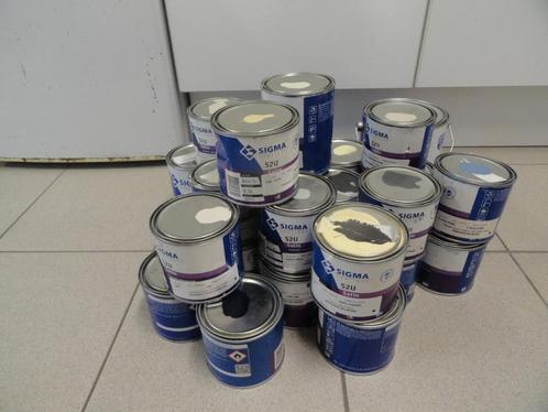 PARTIJ SIGMA S2U SATIN ZIJDEGLANSLAK DIVERSE KLEUREN, Doe-het-zelf en Verbouw, Verf, Beits en Lak, Nieuw, Lak, Minder dan 5 liter
