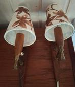 Set van 2 Deense vintage wandlampen, Ophalen of Verzenden, Zo goed als nieuw