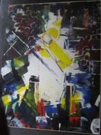 Heel mooiGROOT  "" FEESTSCHILDERIJ "", in zwartMet lijst ges, Antiek en Kunst, Ophalen