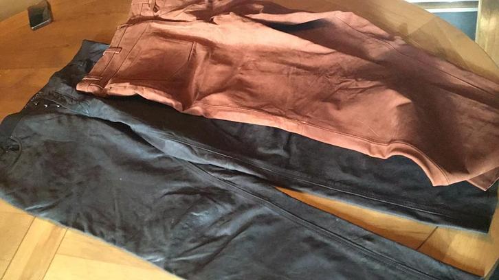 Henso en Henson leer suede maat 36, Motoren, Kleding | Motorkleding, Broek | leer, Tweedehands, Ophalen of Verzenden