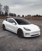 Tesla Model 3 performance met ambilight bj 2020, Auto's, Automaat, 27 €/maand, 1831 kg, Elektrisch