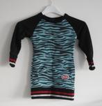 jurkje zwarte mouwen en zebra print maat 86-92, Kleding | Dames, Ophalen of Verzenden, Gedragen, Zwart, Korte mouw