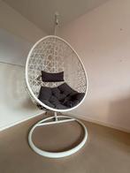 Hangstoel swing met standaard, Ophalen, Overige materialen, Gebruikt, Wit