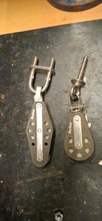 Tekoop: vioolblokwartel en zwenkbare katrolblok barton, Watersport en Boten, Ophalen of Verzenden, Minder dan 15 m²