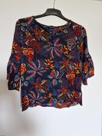 Mooie dames kleurrijke print donkere blouse Vianca maat XXL, Ophalen of Verzenden, Zo goed als nieuw, Maat 46/48 (XL) of groter