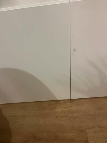 Ikea Besta tv meubel wit met 3 deuren en planken - afbeelding 2