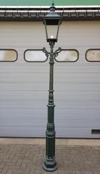 Grote gietijzeren straatlantaarns tuinlantaarns palen 330 cm, Antiek en Kunst, Verzenden