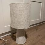 Japandi tafellamp lamp canvas beige creme, Ophalen of Verzenden, Zo goed als nieuw, Minder dan 50 cm