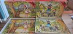 Nostalgische Vintage Jigsaw Puzzel Set (2 stuks) - Sprookjes, Ophalen of Verzenden, Gebruikt