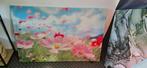 Canvas schilderij bloemen, Ophalen