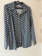 Studio anneloes poppy flower blouse L indigo/ice blue, Kleding | Dames, Blouses en Tunieken, Blauw, Maat 42/44 (L), Ophalen of Verzenden