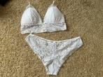 Primark bralette/bh + slip wit kant mt. XL Nieuw, Primark, Ophalen of Verzenden, Wit, BH