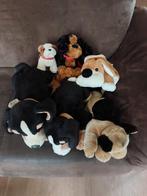 6 honden knuffels, Ophalen of Verzenden, Zo goed als nieuw, Hond