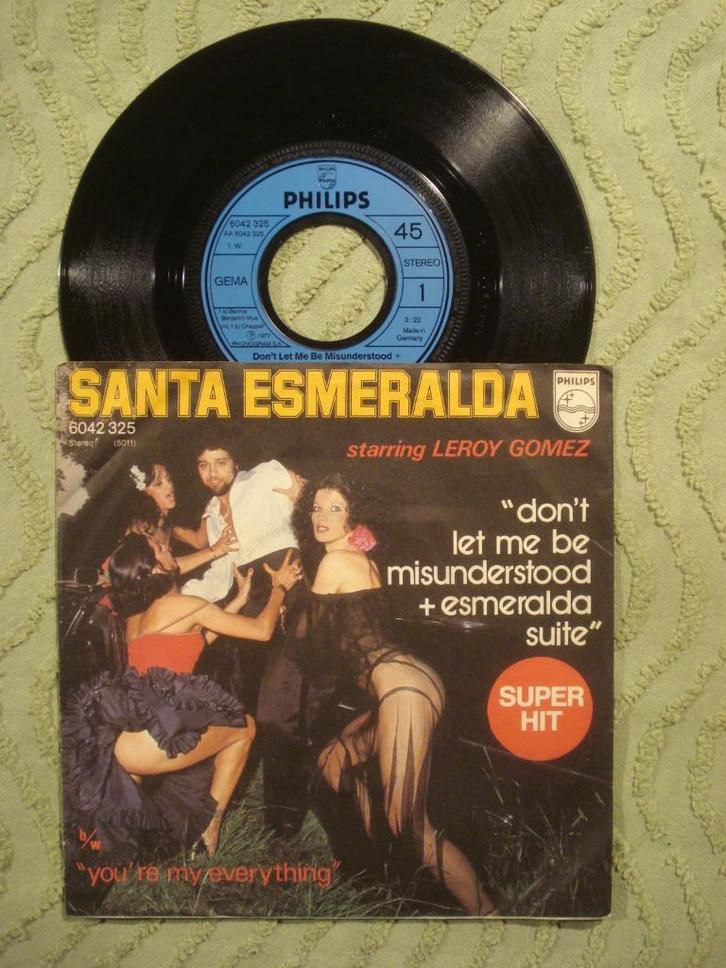 Santa Esmeralda 7" Vinyl: Don’t let me be misunderstood (D), Cd's en Dvd's, Vinyl Singles, Zo goed als nieuw, Single, Pop, 7 inch
