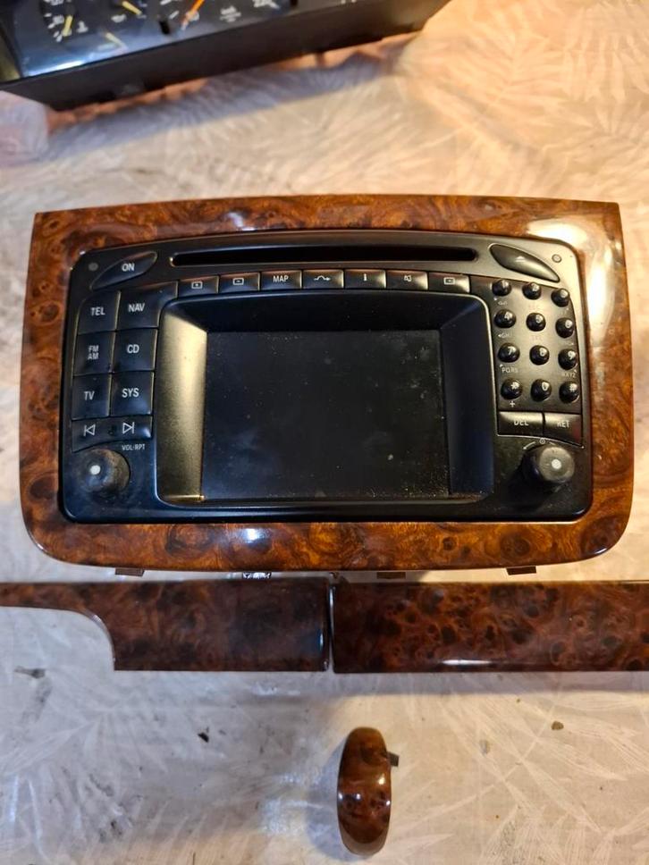 Mercedes Vito Viano Comand A203 + Houtdelen Dashboard, Auto-onderdelen, Interieur en Bekleding, Mercedes-Benz, Gebruikt, Ophalen of Verzenden