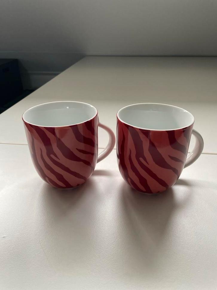 Fabienne Chapot Mokken - Zebra Print - Nieuw!, Huis en Inrichting, Keuken | Servies, Nieuw, Kop(pen) en/of Schotel(s), Overige stijlen