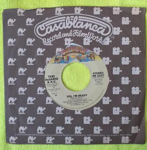 Teri DeSario & K.C. Yes, I'm Ready. Vinyl, 7", 45 RPM, Singl, Cd's en Dvd's, Vinyl Singles, Gebruikt, Single, Pop, 7 inch, Verzenden
