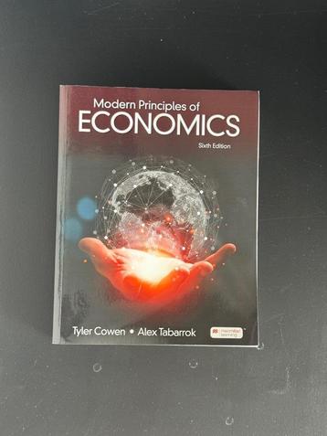 Modern principles of economics sixth edition ISBN: 131954433 beschikbaar voor biedingen