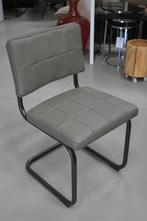 5 x luxe eetkamerstoel sledestoel Nelson Jess Design naturel, Huis en Inrichting, Stoelen, Ophalen, Zo goed als nieuw, Metaal