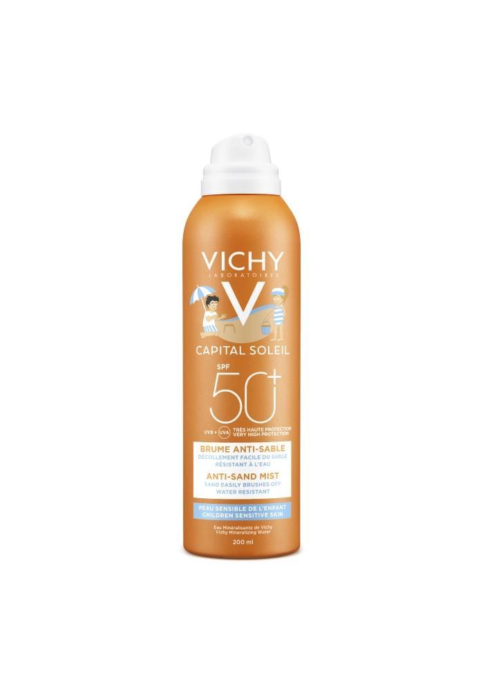 Vichy Capital Soleil Anti-Zand SPF50+ Spray Kind 200ml, Sieraden, Tassen en Uiterlijk, Uiterlijk | Lichaamsverzorging, Nieuw, Zonnebrand of After Sun